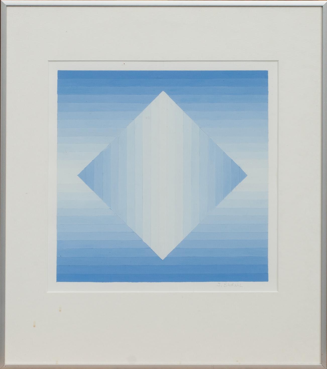 INGER EKDAHL, gouache. Signerad. Säljes till förmån för "Läkare utan gränser".