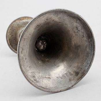 LJUSSTAKE, tenn, Carl Gustaf Malmborg, Stockholm 1803.