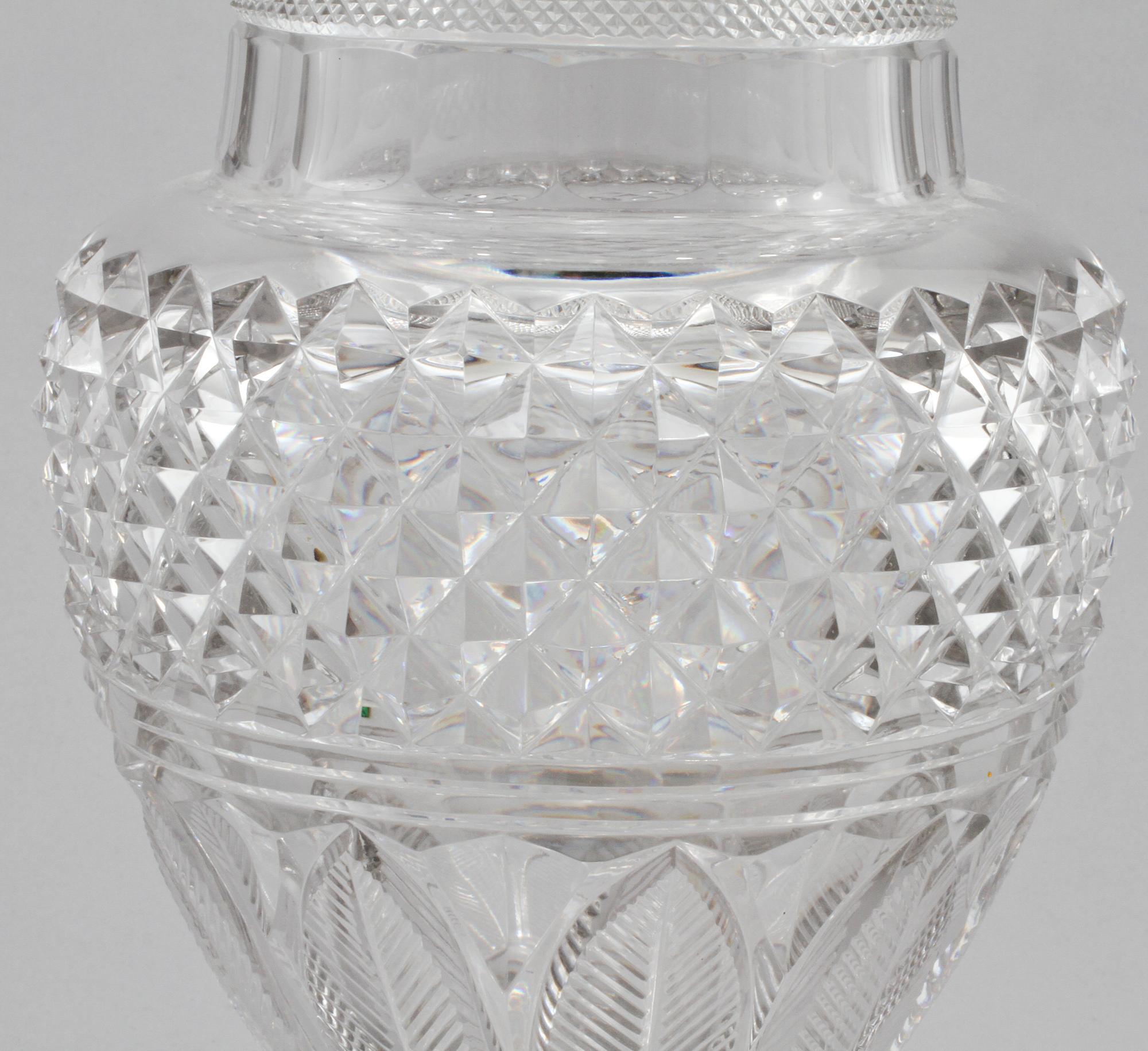 VAS, glas, Baccarat, 1900-tal.