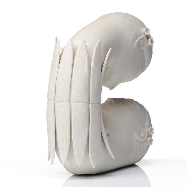 Stig Lindberg, a "Narcissus" "parian" porcelain sculpture, Gustavsberg, Sweden 1970's.