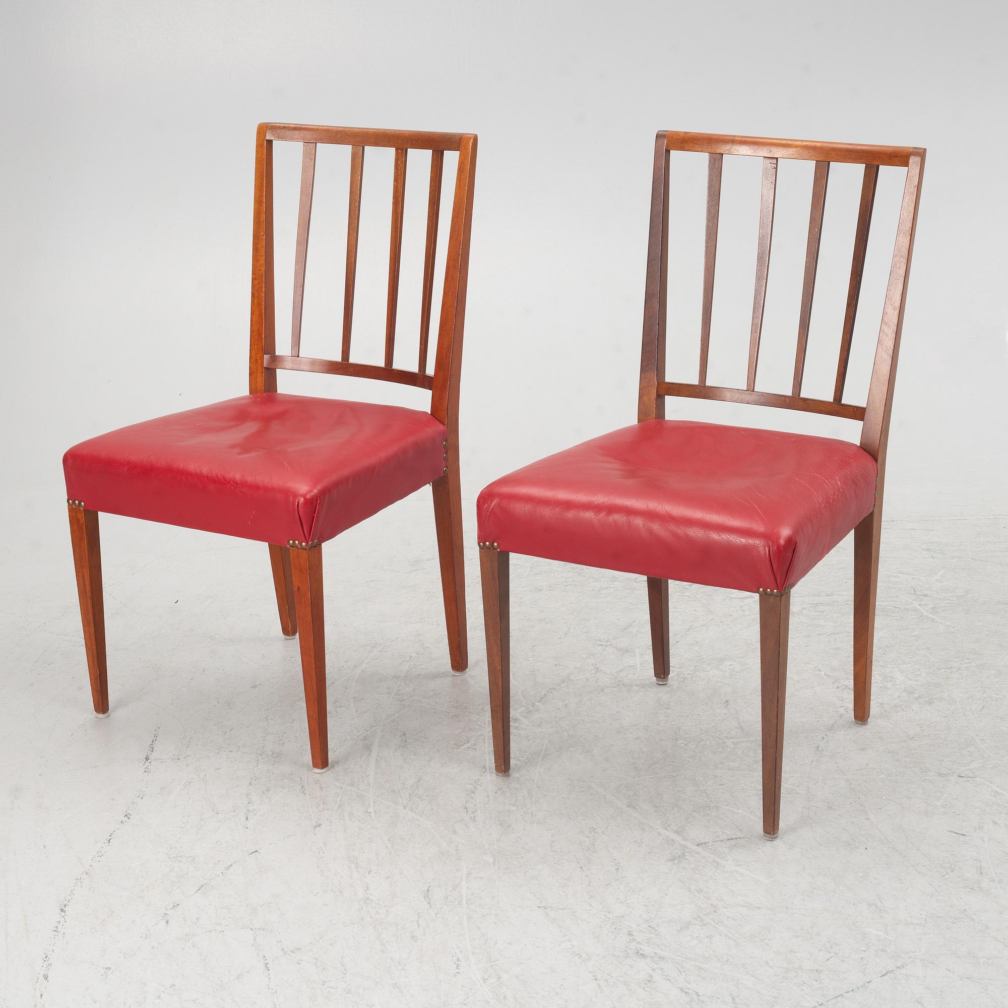 Josef Frank, six model 815 chairs, Svenskt Tenn.