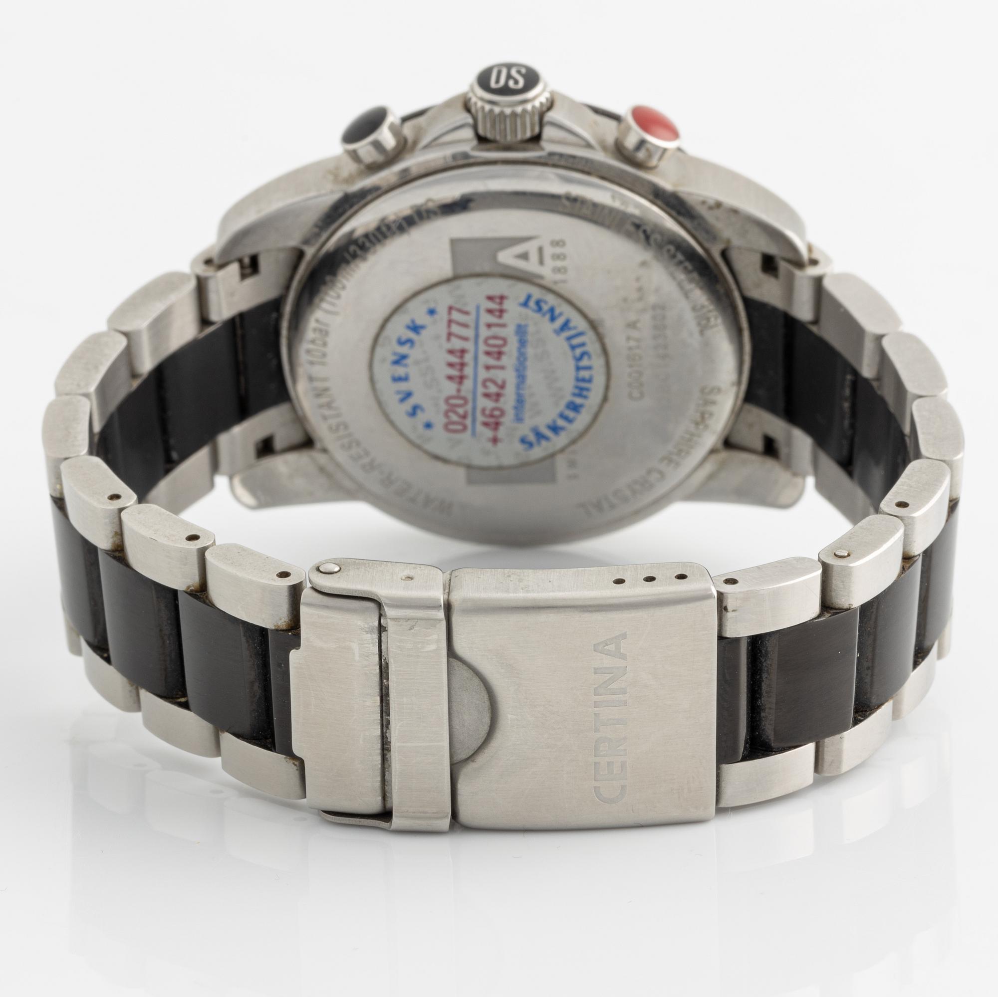 Certina, DS Podium, wristwatch, chronograph, 42 mm.