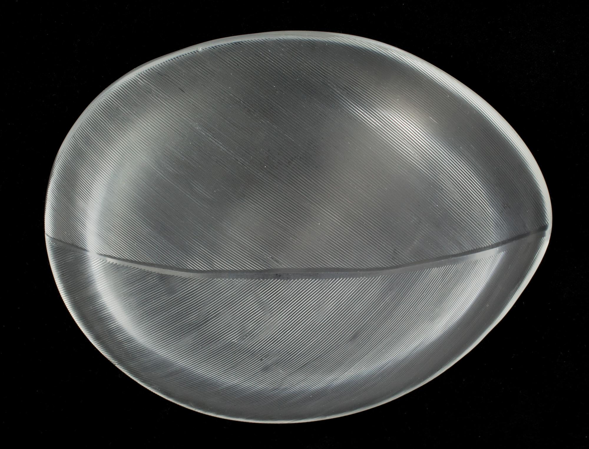 TAPIO WIRKKALA, FAT, glas, "Blad", Tapio Wirkkala, Iittala, sign.