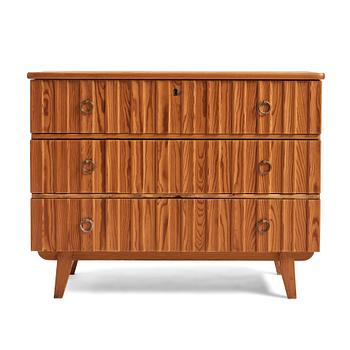 382. Göran Malmvall, probably, a Swedish Modern pine chest of drawers, Karl Andersson & Söner Möbelfabrik, mid 20th century.