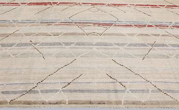 A carpet, Morocco design, approx. 381 x 283 cm.