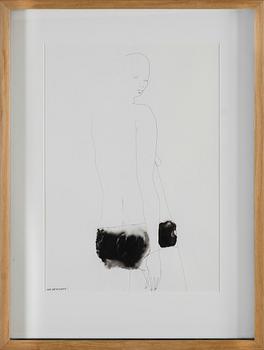 JESPER WALDERSTEN, tusch, signerad.