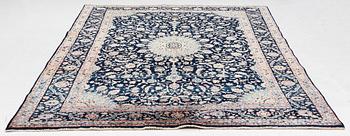 Carpet, Keshan, approx. 325 x 238 cm.