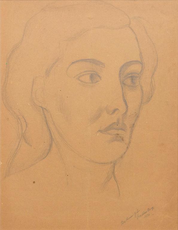 Christian Berg, Modellstudie.