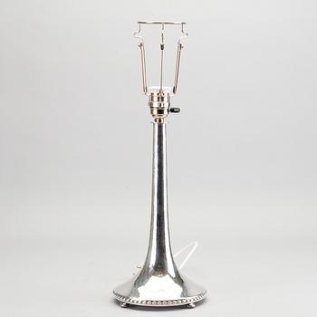 CG HALLBERG bordslampa silver Stockholm 1926.