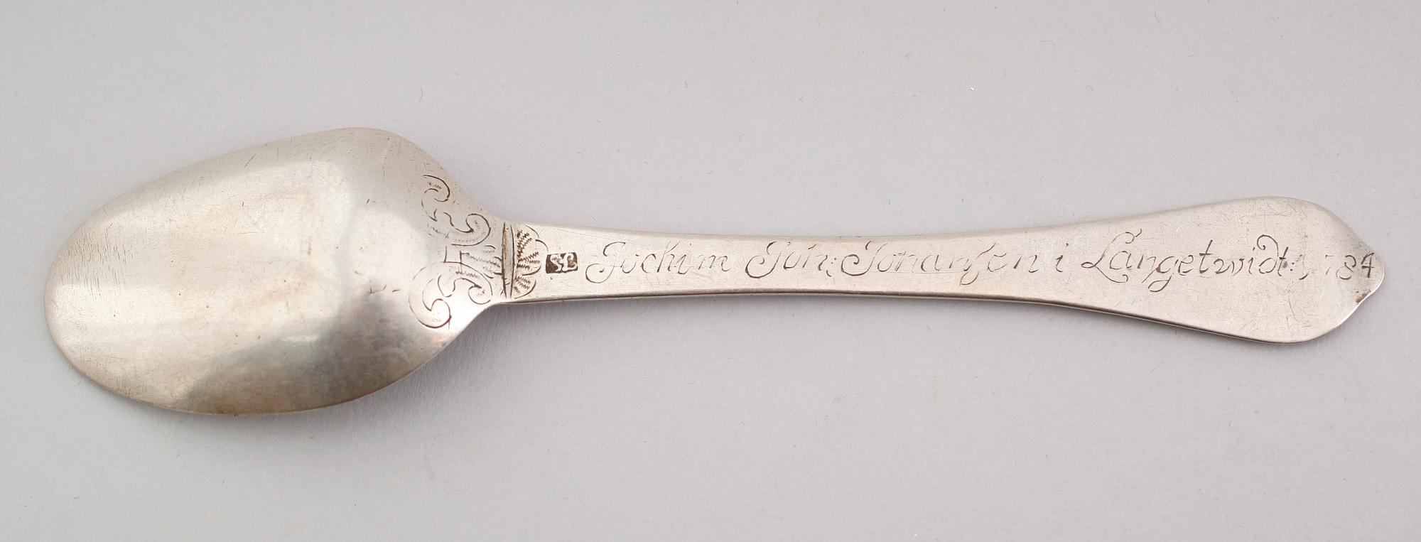 SKED, silver, sannolikt Norge, 1700-/1800-tal. Vikt ca 42 gram.