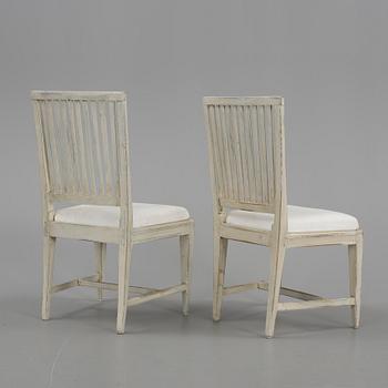 STOLAR, 2st snarlika, gustavianska, omkring 1800.