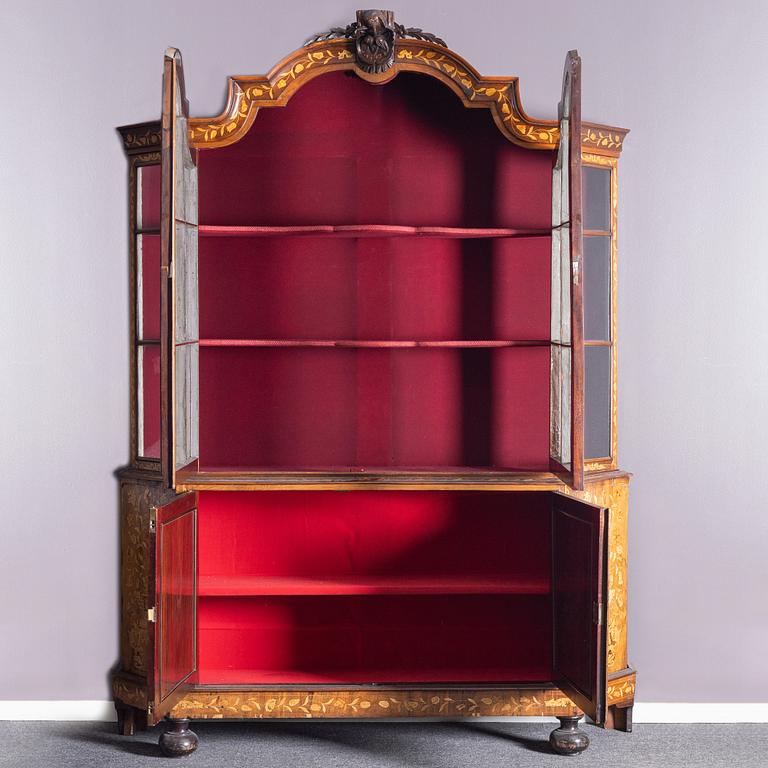A display cabinet, Holland, 19th Century.