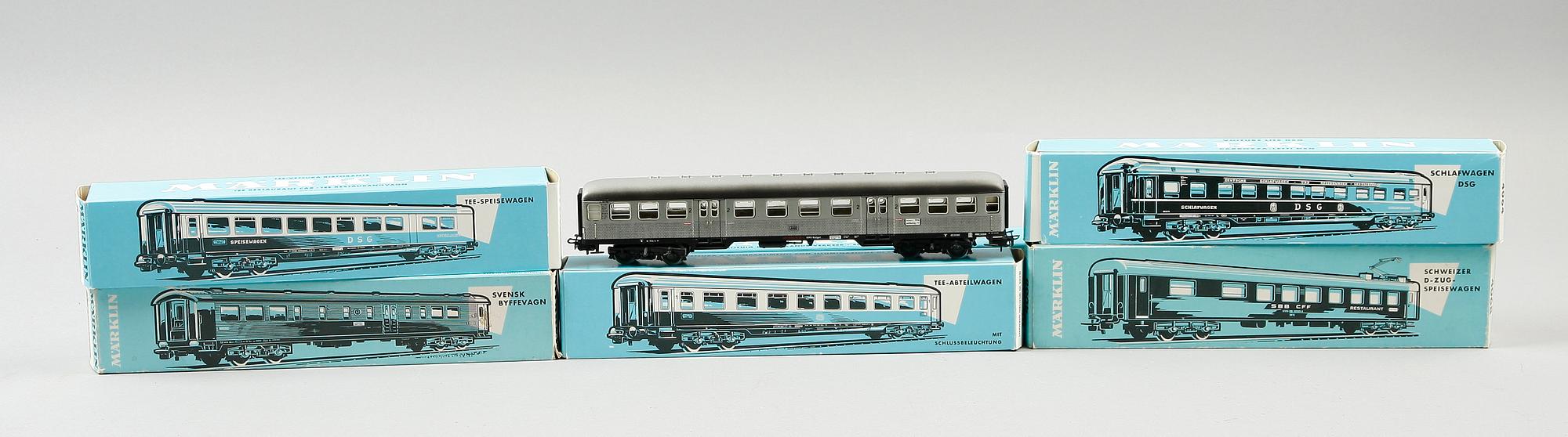 VAGNAR, 11 st, Märklin, H0.