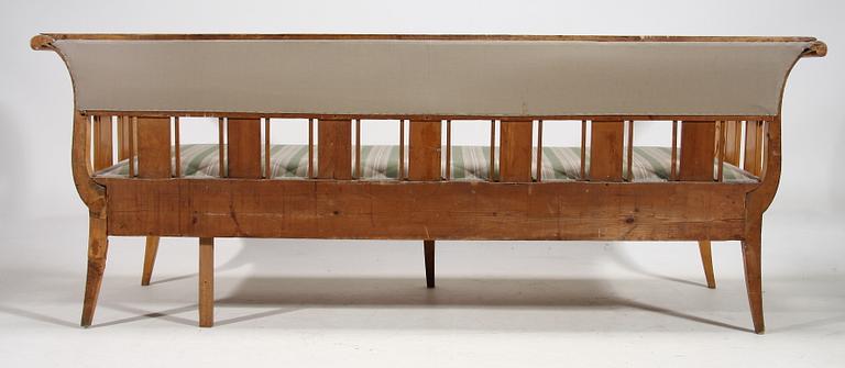 SOFFA samt STOLAR, ett par biedermeier, 1800-talets mitt.