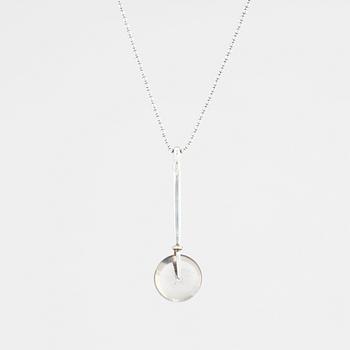 Vivianna Torun Bülow-Hübe, a sterling necklace with a pendant, executed in her own studio, Indonesia.