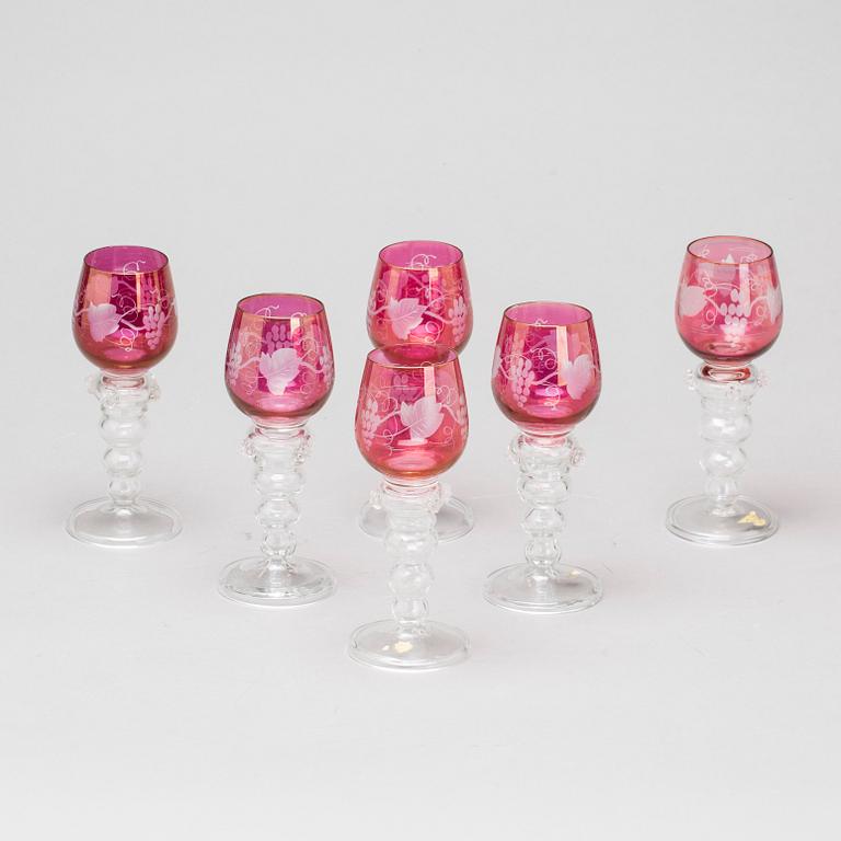 REMMARE, glas, 10 st. Gullaskruf. 1900-talets mitt.