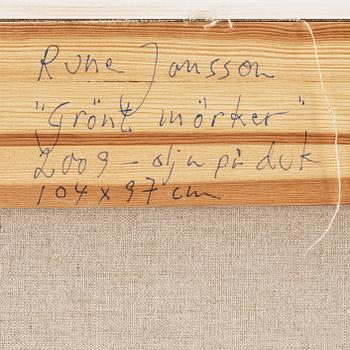 RUNE JANSSON, oil on canvas, signed and dated 2009.