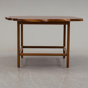 A Josef Frank burled wood table, Svenskt Tenn, model 1057.