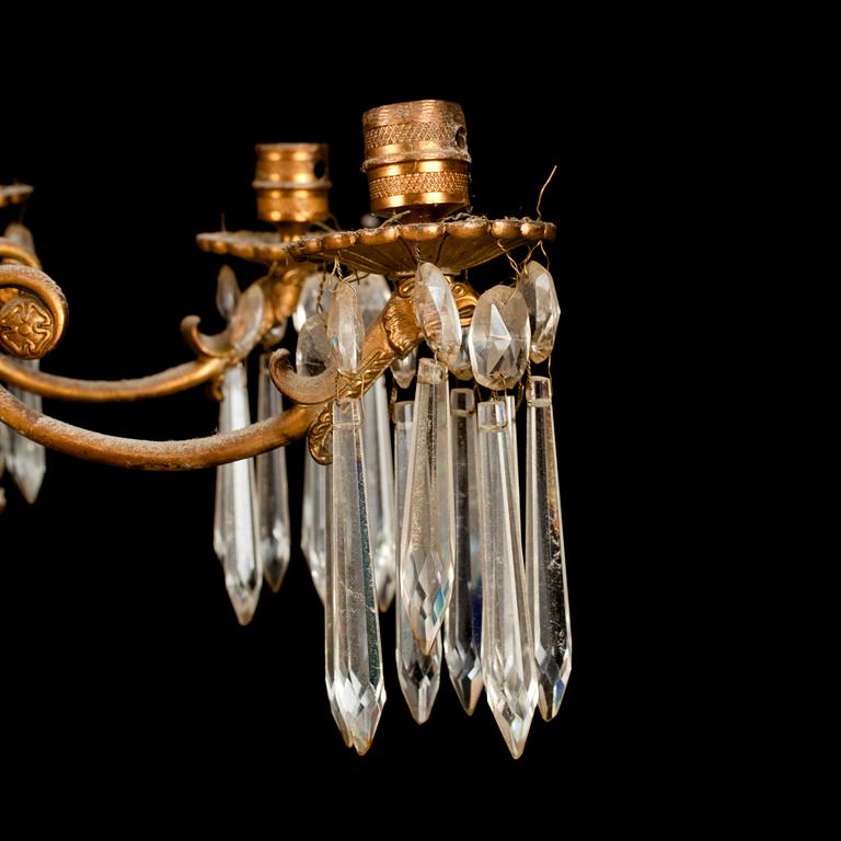 LJUSKRONA, omkr 1900. Höjd 85 cm.