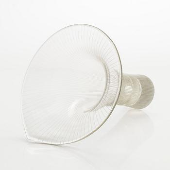 Tapio Wirkkala, a 'Chanterelle' glass vase, signed Tapio Wirkkala, Iittala -58.