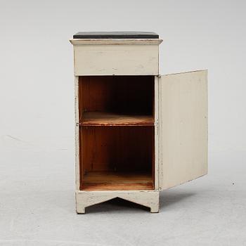 A late 19th century bedside table.