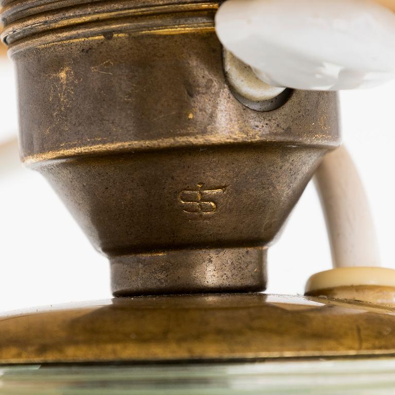 Bordslampa, Köklax Glasbruk 1940-tal.