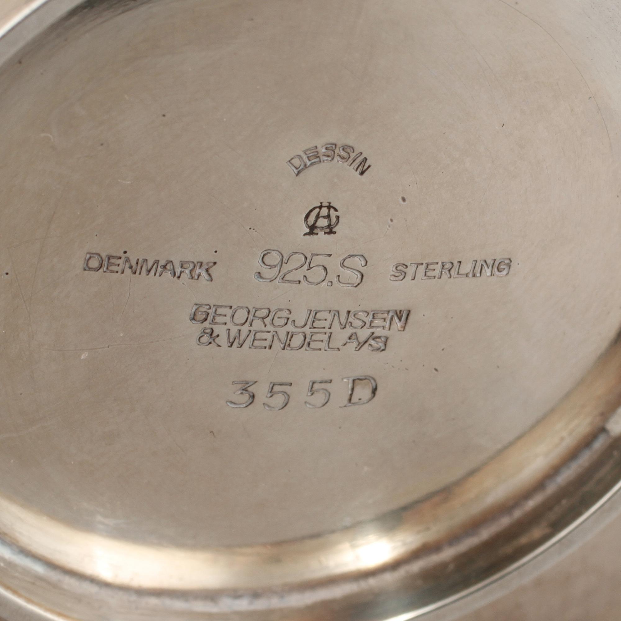 SKÅLFAT, silver, Georg Jensen & Wedel A/S, Danmark, 1900-talets andra hälft, vikt 60 g.