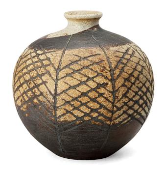 722. An Anders Bruno Liljefors stoneware vase, Gustavsberg Studio 1952.