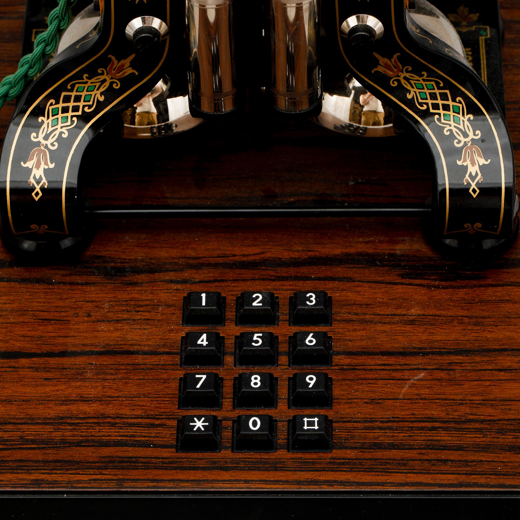 TELEFON, jubileumsmodell efter "Taxen", LM Ericsson, 1980-tal.