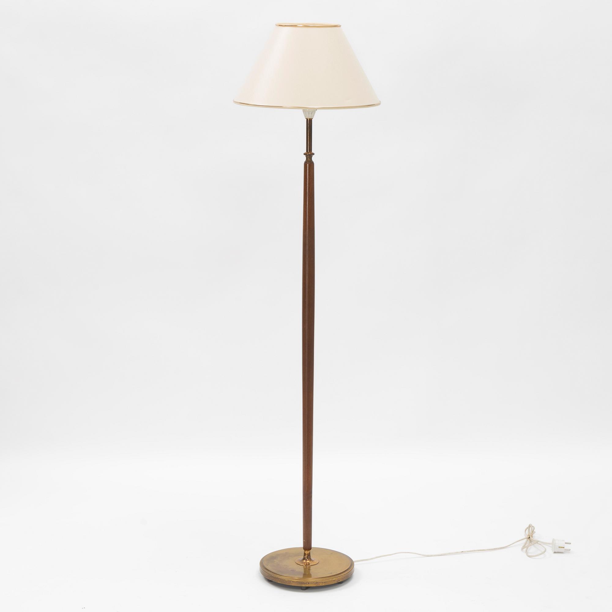 Harald Notini eller Uno Westerberg, golvlampa, modell "15674", Böhlmarks, 1950-tal.