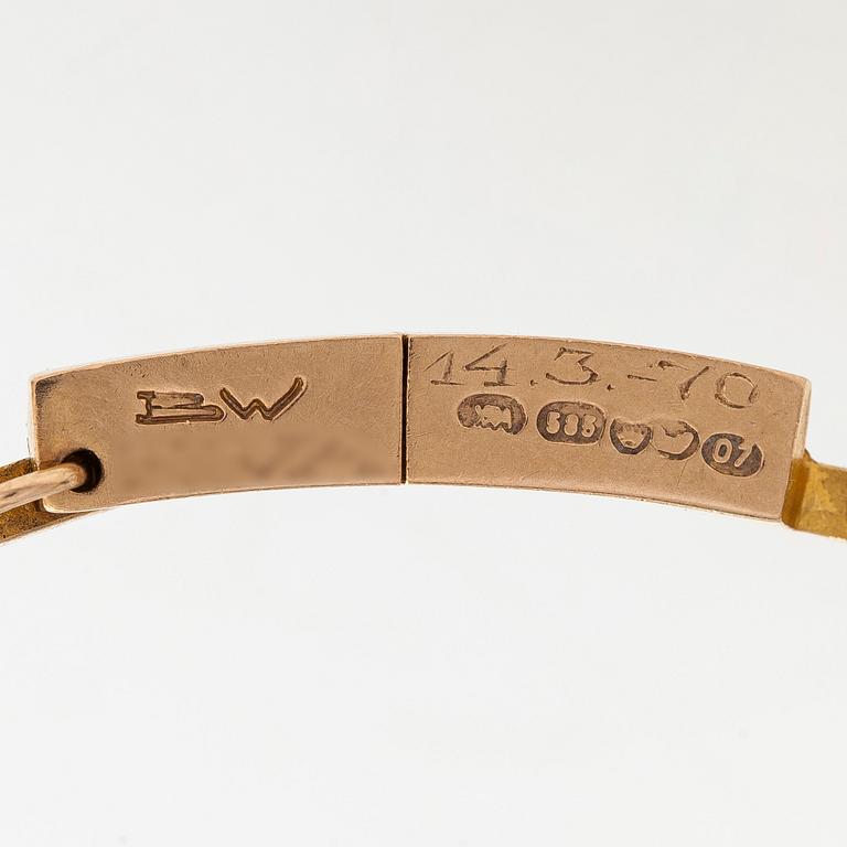Björn Weckström, collier, "Tundra", 14K guld. Lapponia 1967.