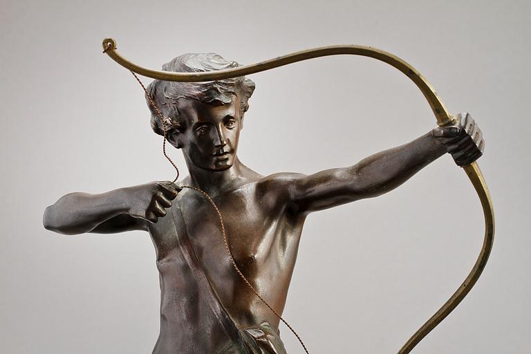 PAUL LUDWIG KOWALCZEWSKI, tillskriven, skulptur, brons, sign.