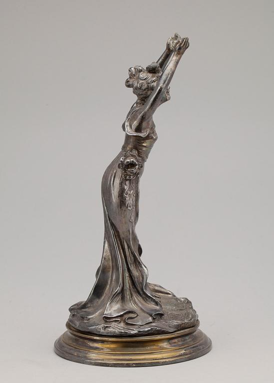 SKULPTUR, nysilver, jugend, 1900-talets början.