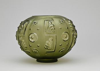 VAS, pressglas, Edvin Ollers, Elme glasbruk, 1900-talets första hälft.