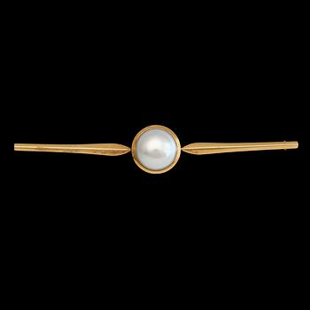 BROSCH, 18K guld, Göteborg 1918. Total vikt ca 7 gram.