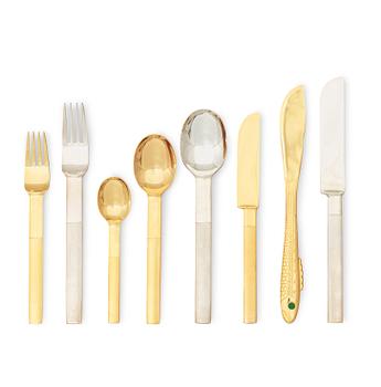 18. A Gunnar Cyrén 48 pcs set of 'Nobel' flatware by Gense.