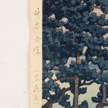 Kawase Bunjiro Hasui, 'Matoba, Takehara'.