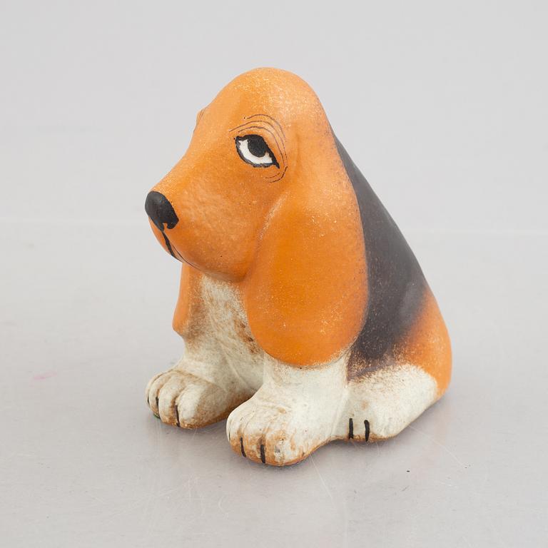 Lisa Larson, a set of three stoneware figurines, K-Studion and Gustavsberg.