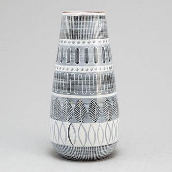 INGRID ATTERBERG, an earthenware 'Grafrika' vase, Upsala-Ekeby, 1950's.