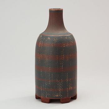 A Wilhelm Kåge 'Farsta' stoneware vase, Gustavsberg studio 1956.