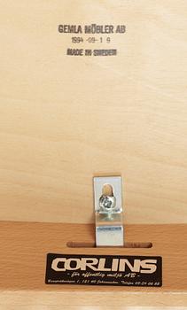 KARMSTOLAR, 4 st, "Solfjädern", Sonna Rosén, Gemla Möbelfabrik, formgiven 1948.