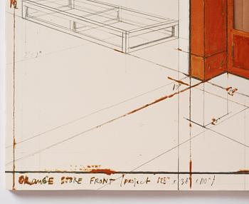 Christo & Jeanne-Claude, "Orange Store Front, Project".