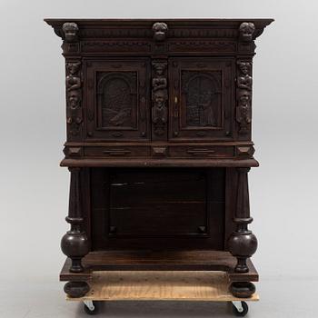 A 19th century baroque style cabinet.