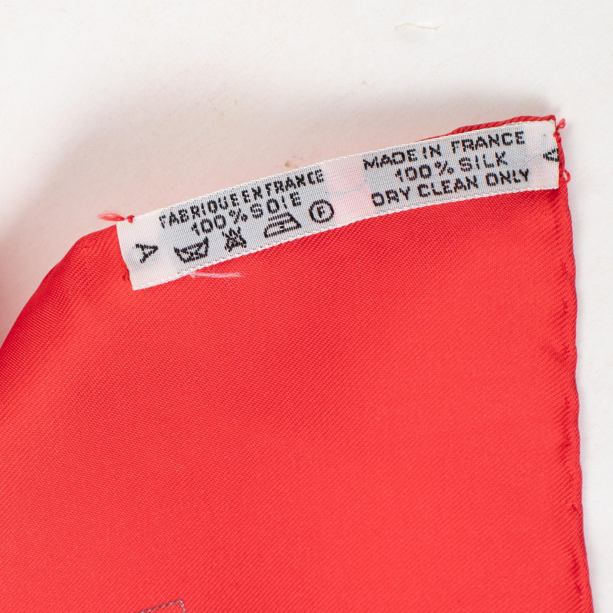 Hermès, scarf, "Eperon D'or".