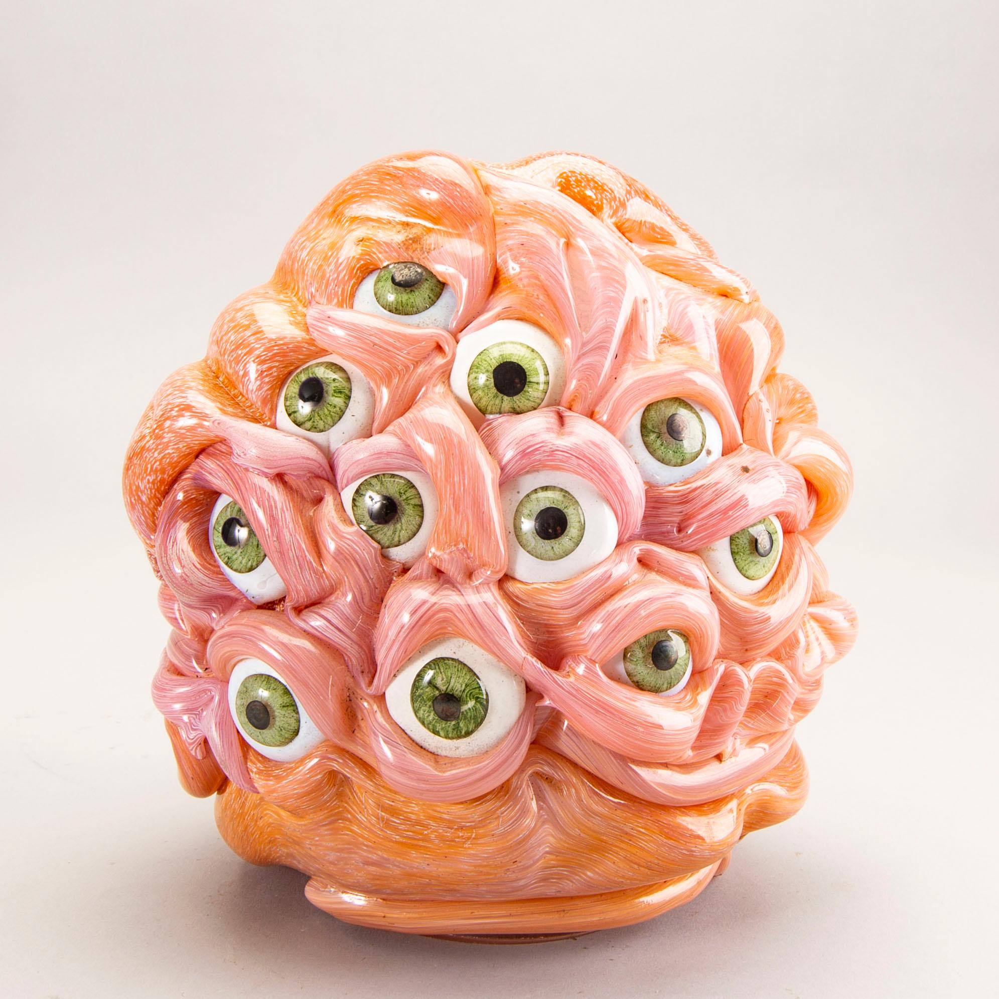 Ludvig Löfgren, a signed and datd 2016 unique glass sculpture.