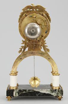 A French mantel clock by Faisant, circa 1800.