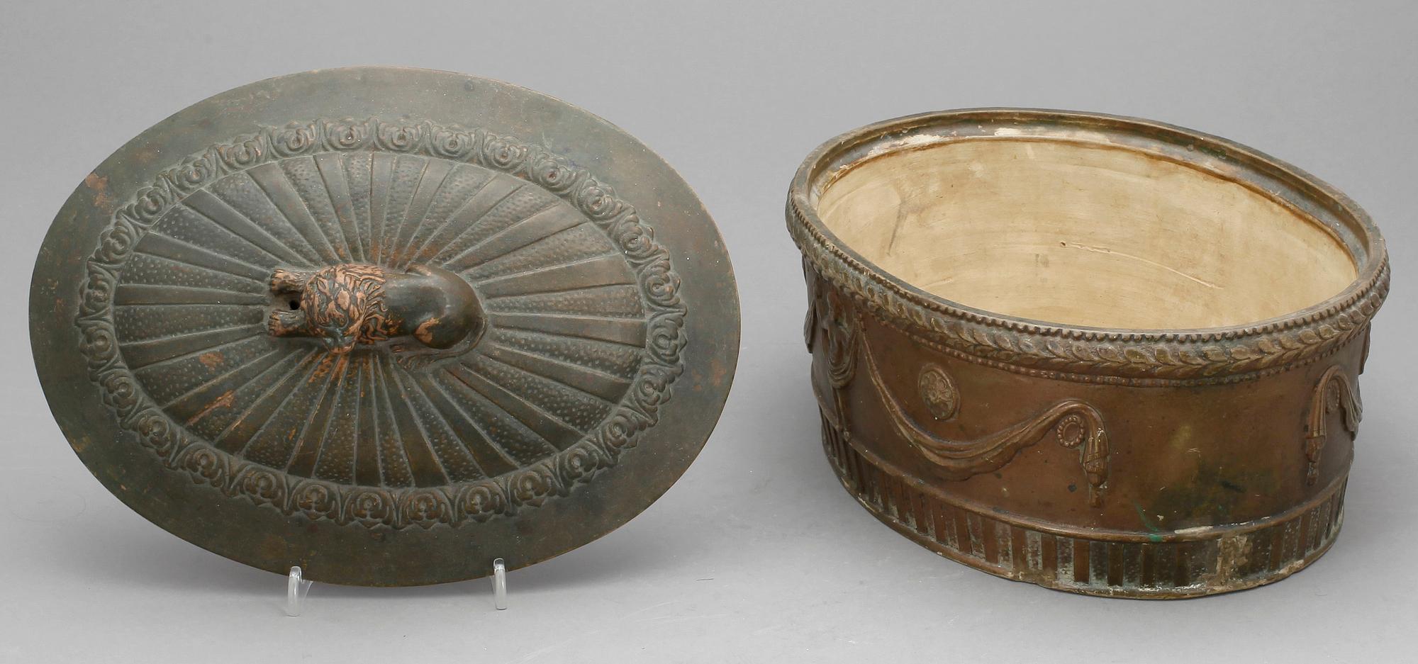 PASTEJTERRIN, keramik, gustaviansk, Sverige, 1700-talets slut.