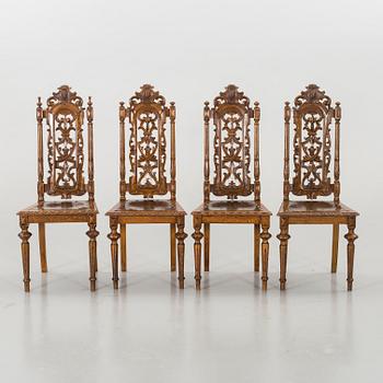 TEN LATE 19TH CENTURY CHAIRS.