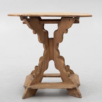 Bord, s.k. strålabord, allmoge, Dalarna, 1800-tal.