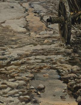 Alfred von Wierusz-Kowalski, "Postboten in Polen" (Brevbärare i Polen).